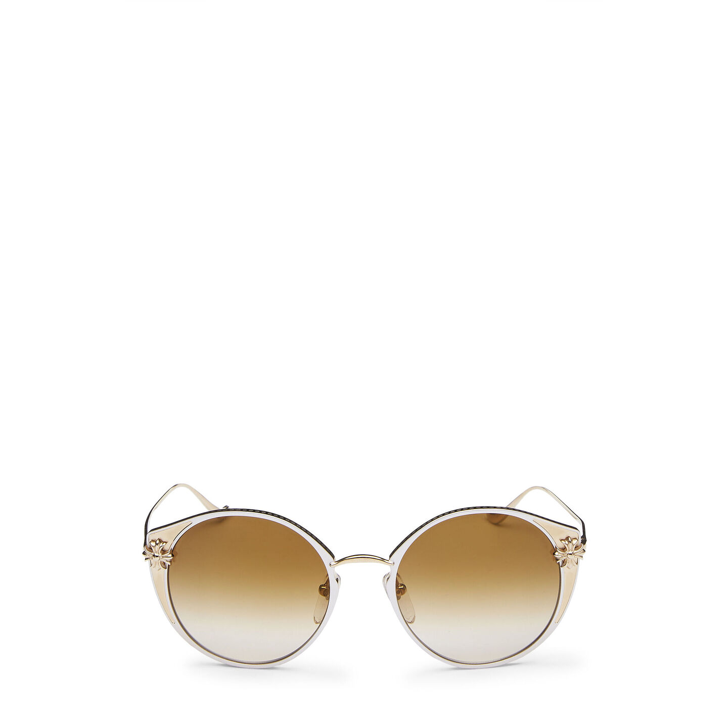 chrome hearts gold metal vajazzle sunglasses